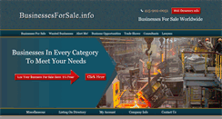 Desktop Screenshot of businessesforsale.info