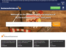 Tablet Screenshot of businessesforsale.ie