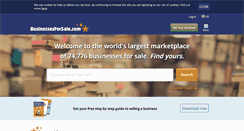 Desktop Screenshot of businessesforsale.com