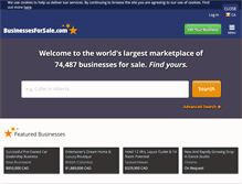 Tablet Screenshot of canada.businessesforsale.com